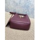 Replica Perfetta Borsa Hobo Grande YSL Saint Laurent Le 5 &agrave; 7 morbida Borgogna firmate