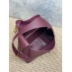Replica Perfetta Borsa Hobo Grande YSL Saint Laurent Le 5 &agrave; 7 morbida Borgogna firmate