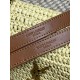 Replica di lusso Borsa a tracolla media Niki Rafia YSL Saint Laurent Imitazioni Cloni Borsa a tracolla media Niki Rafia YSL Saint Laurent firmate