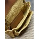 Replica di lusso Borsa a tracolla media Niki Rafia YSL Saint Laurent Imitazioni Cloni Borsa a tracolla media Niki Rafia YSL Saint Laurent firmate
