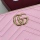 Replica di lusso Portafoglio Gucci GG Marmont trapuntato con cerniera 443123 Rosa Imitazioni Cloni Portafoglio Gucci GG Marmont trapuntato con cerniera 443123 Rosa firmate