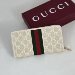Pari imitazione Portafoglio Gucci Ophidia GG Supreme con cerniera 838484 beige Pari imitazione Portafoglio Gucci Ophidia GG Supreme con cerniera 838484 beige