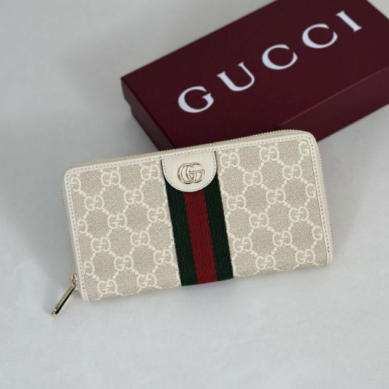 Replica di lusso Pari imitazione Portafoglio Gucci Ophidia GG Supreme con cerniera 838484 beige Imitazioni Cloni Pari replica imitazione Portafoglio Gucci Ophidia GG Supreme con cerniera 838484 beige firmate