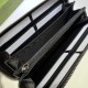 Replica di lusso Portafoglio Gucci GG Marmont trapuntato con cerniera 443123 nero Imitazioni Cloni Portafoglio Gucci GG Marmont trapuntato con cerniera 443123 nero firmate