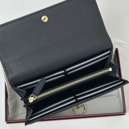 Replica di lusso di alta qualità Portafoglio continentale Gucci Softbit 828147 Nero Imitazioni Cloni di alta qualità Portafoglio continentale Gucci Softbit 828147 Nero firmate