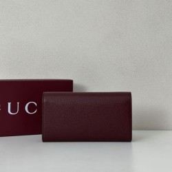 Replica di lusso Alta gamma Portafoglio continentale Gucci Softbit 828147 Borgogna Imitazioni Cloni Alta gamma replica Portafoglio continentale Gucci Softbit 828147 Borgogna firmate