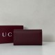 Cloni Alta gamma replica Portafoglio continentale Gucci Softbit 828147 Borgogna firmate