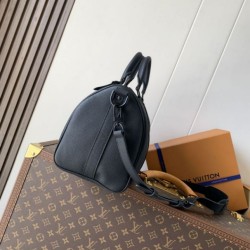 Replica di lusso Borse Louis Vuitton Keepall Bandoulière 35 M15249 Nero Imitazioni Replica Borse Louis Vuitton Keepall Bandoulière 35 M15249 Nero firmate
