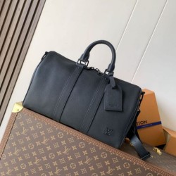 Replica Borse Louis Vuitton Keepall Bandoulière 35 M15249 Nero firmate