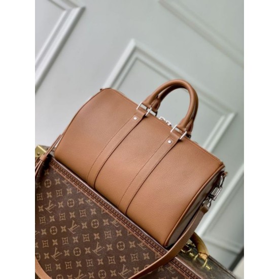 Replica di lusso Borsa 1:1 Louis Vuitton Keepall Bandoulière 35 M25980 Marrone Imitazioni Cloni Borsa Replica Louis Vuitton Keepall Bandoulière 35 M25980 Marrone firmate