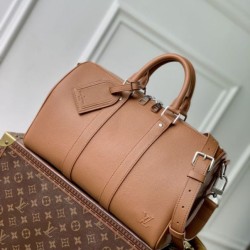 Cloni Borsa Replica Louis Vuitton Keepall Bandoulière 35 M25980 Marrone firmate