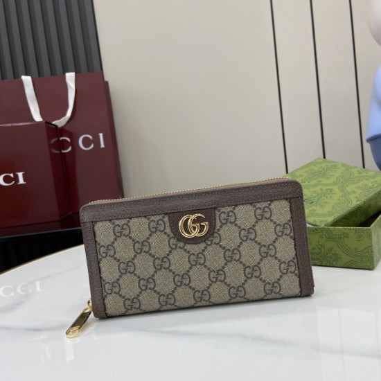 Replica di lusso Pari di alta qualità Portafoglio Gucci Ophidia con cerniera GG Supreme 772305 marrone Imitazioni Cloni Pari replica di alta qualità Portafoglio Gucci Ophidia con cerniera GG Supreme 772305 marrone firmate