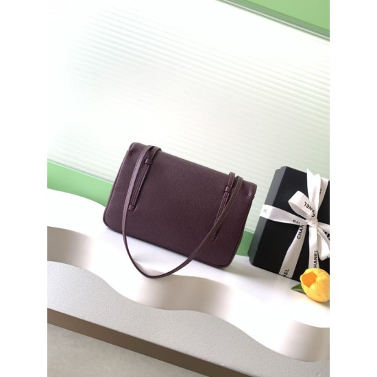 Replica di lusso Borse a tracolla Chanel 26P Preppy Coco AP6130 Borgogna Imitazioni Cloni Borse Replica a tracolla Chanel 26P Preppy Coco AP6130 Borgogna firmate