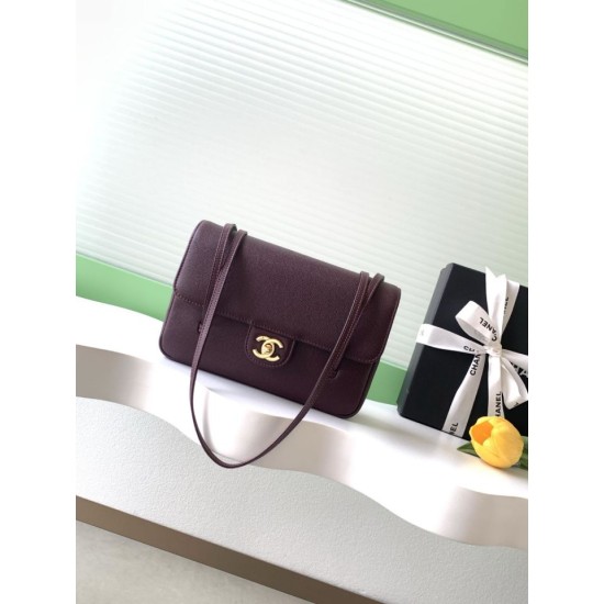 Replica di lusso Borse a tracolla Chanel 26P Preppy Coco AP6130 Borgogna Imitazioni Cloni Borse Replica a tracolla Chanel 26P Preppy Coco AP6130 Borgogna firmate