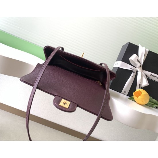 Replica di lusso Borse a tracolla Chanel 26P Preppy Coco AP6130 Borgogna Imitazioni Cloni Borse Replica a tracolla Chanel 26P Preppy Coco AP6130 Borgogna firmate