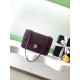 Replica di lusso Borse a tracolla Chanel 26P Preppy Coco AP6130 Borgogna Imitazioni Cloni Borse Replica a tracolla Chanel 26P Preppy Coco AP6130 Borgogna firmate