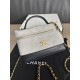 Replica di lusso Borse Chanel 26P Vanity con catena AP5186 scamosciata di vitello grigia Imitazioni Cloni Borse Chanel 26P Vanity con catena AP5186 scamosciata di vitello grigia firmate