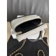 Replica di lusso Borse Chanel 26P Vanity con catena AP5186 scamosciata di vitello grigia Imitazioni Cloni Borse Chanel 26P Vanity con catena AP5186 scamosciata di vitello grigia firmate