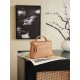 Replica di lusso Chanel 26P Beauty case sottile con manico superiore trapuntato e catena AP5100 Marrone Imitazioni Cloni Chanel 26P Beauty case sottile con manico superiore trapuntato e catena AP5100 Marrone firmate