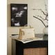Replica di lusso Chanel 26P Beauty case sottile con manico superiore trapuntato e catena AP5100 Beige Imitazioni Cloni Chanel 26P Beauty case sottile con manico superiore trapuntato e catena AP5100 Beige firmate