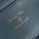 Replica di lusso Chanel 26P Beauty case sottile con manico superiore trapuntato e catena AP5100 Blu Imitazioni Cloni Chanel 26P Beauty case sottile con manico superiore trapuntato e catena AP5100 Blu firmate