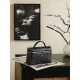 Replica di lusso Chanel 26P Beauty case sottile con manico superiore trapuntato e catena AP5100 nero Imitazioni Cloni Chanel 26P Beauty case sottile con manico superiore trapuntato e catena AP5100 nero firmate