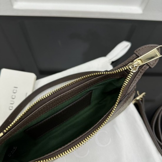 Cloni Mini borsa a tracolla Gucci Ophidia 838465 Marrone firmate