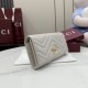 Replica di lusso Portafoglio continentale Gucci GG Marmont 443436 grigio Imitazioni Cloni Portafoglio continentale Gucci GG Marmont 443436 grigio firmate