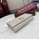 Replica di lusso Portafoglio continentale Gucci GG Marmont 443436 grigio Imitazioni Cloni Portafoglio continentale Gucci GG Marmont 443436 grigio firmate
