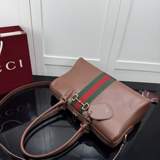 Replica di lusso Borsa Gucci Borsetto Boston media 866732/866734 Marrone Imitazioni Cloni Borsa Gucci Borsetto Boston media 866732/866734 Marrone firmate