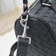 Replica di lusso Borsone Bottega Veneta Intrecciato Nero Imitazioni Cloni Borsone Bottega Veneta Intrecciato Nero firmate