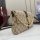 Cloni Borse a tracolla Gucci Aperitivo 866720 Tela GG marrone firmate