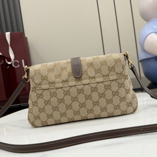 Cloni Borse a tracolla Gucci Aperitivo 866720 Tela GG marrone firmate