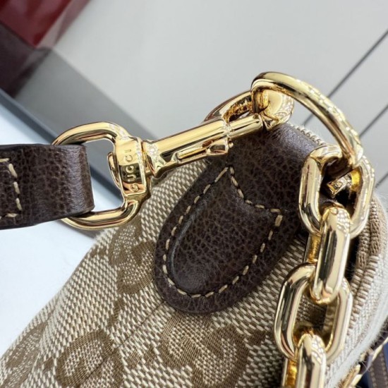 Cloni Borse a tracolla Gucci Aperitivo 866720 Tela GG marrone firmate