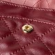 Cloni Borsa Chanel Reissue 2.55 26S pelle rugosa/gonfia Double Flap A37586 Borgogna firmate