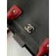 Replica di lusso Borsa tote grande Chanel Executive Cerf nera/bordeaux Imitazioni Cloni Borsa tote grande Chanel Executive Cerf nera/bordeaux firmate