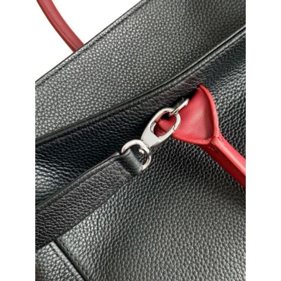 Replica di lusso Borsa tote grande Chanel Executive Cerf nera/bordeaux Imitazioni Cloni Borsa tote grande Chanel Executive Cerf nera/bordeaux firmate