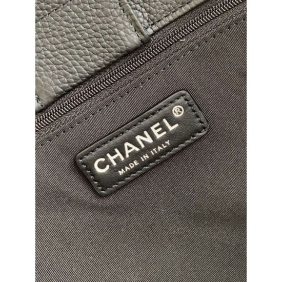 Replica di lusso Borsa tote grande Chanel Executive Cerf nera/bordeaux Imitazioni Cloni Borsa tote grande Chanel Executive Cerf nera/bordeaux firmate