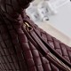 Replica di lusso Borsa a tracolla media Bottega Veneta Veneta Intrecciato Bordeaux Imitazioni Cloni Borsa a tracolla media Bottega Veneta Veneta Intrecciato Bordeaux firmate