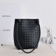 Cloni Borsa Replica a secchiello piccola Andiamo di Bottega Veneta Nero firmate