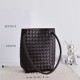 Replica di lusso Borse a secchiello piccola Andiamo di Bottega Veneta Borgogna Imitazioni Cloni Borse Replica a secchiello piccola Andiamo di Bottega Veneta Borgogna firmate