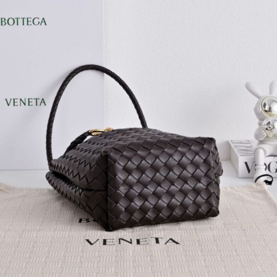 Replica di lusso Borse a secchiello piccola Andiamo di Bottega Veneta Borgogna Imitazioni Cloni Borse Replica a secchiello piccola Andiamo di Bottega Veneta Borgogna firmate