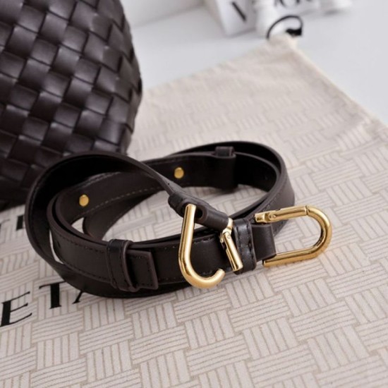 Replica di lusso Borse a secchiello piccola Andiamo di Bottega Veneta Borgogna Imitazioni Cloni Borse Replica a secchiello piccola Andiamo di Bottega Veneta Borgogna firmate
