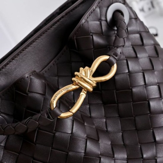 Replica di lusso Borse a secchiello piccola Andiamo di Bottega Veneta Borgogna Imitazioni Cloni Borse Replica a secchiello piccola Andiamo di Bottega Veneta Borgogna firmate