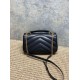 Replica di lusso Borsa piccola YSL Saint Laurent Loulou trapuntata nera Imitazioni Cloni Borsa piccola YSL Saint Laurent Loulou trapuntata nera firmate