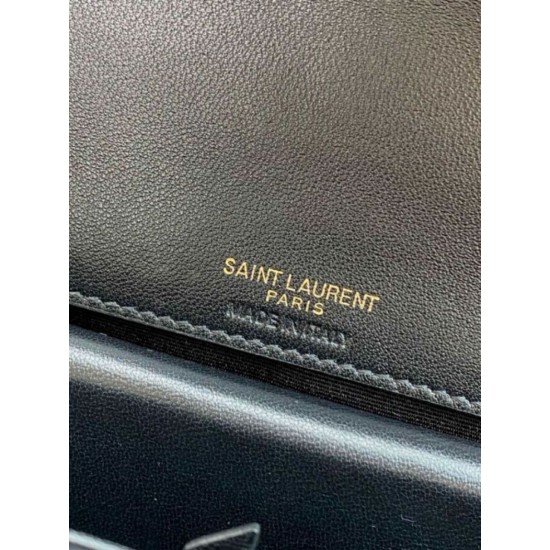 Replica di lusso Borsa piccola YSL Saint Laurent Loulou trapuntata nera Imitazioni Cloni Borsa piccola YSL Saint Laurent Loulou trapuntata nera firmate