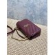 Replica di lusso Borsa piccola YSL Saint Laurent Loulou trapuntata Borgogna Imitazioni Cloni Borsa piccola YSL Saint Laurent Loulou trapuntata Borgogna firmate