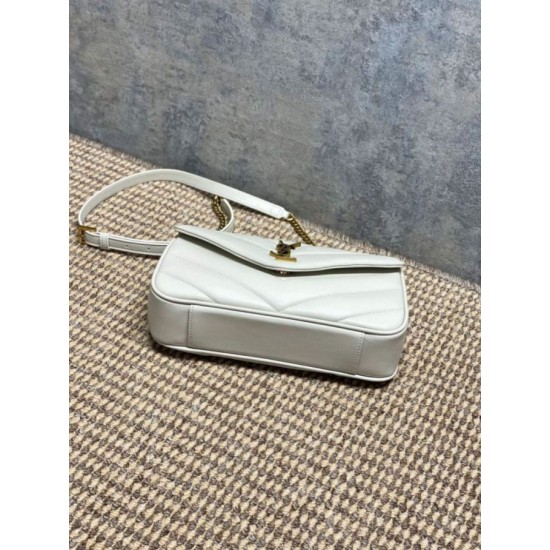 Replica di lusso Borsa piccola YSL Saint Laurent Loulou trapuntata nera Imitazioni Cloni Borsa piccola YSL Saint Laurent Loulou trapuntata nera firmate