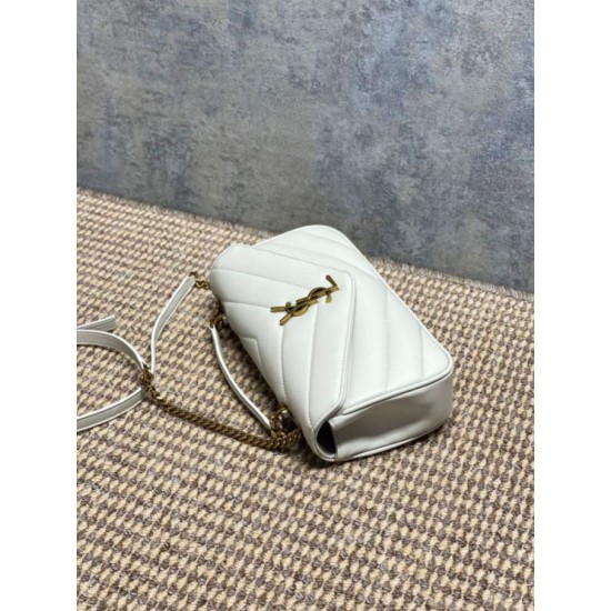 Replica di lusso Borsa piccola YSL Saint Laurent Loulou trapuntata nera Imitazioni Cloni Borsa piccola YSL Saint Laurent Loulou trapuntata nera firmate