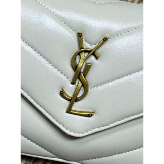 Replica di lusso Borsa piccola YSL Saint Laurent Loulou trapuntata nera Imitazioni Cloni Borsa piccola YSL Saint Laurent Loulou trapuntata nera firmate